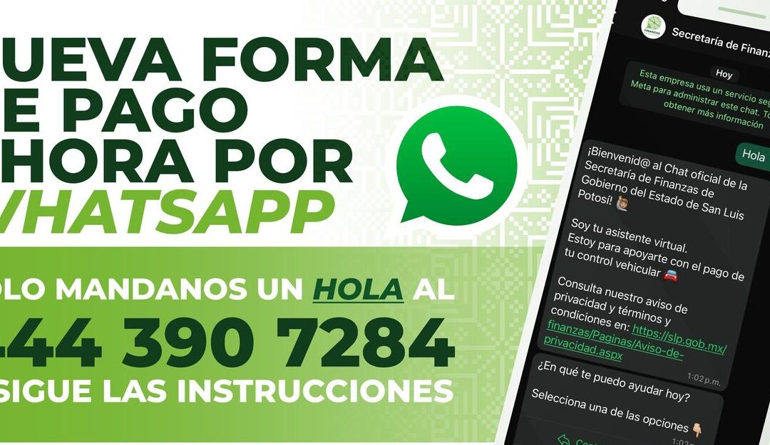 LANZA FINANZAS PROGRAMA DE PAGOS VÍA WHATSAPP 
