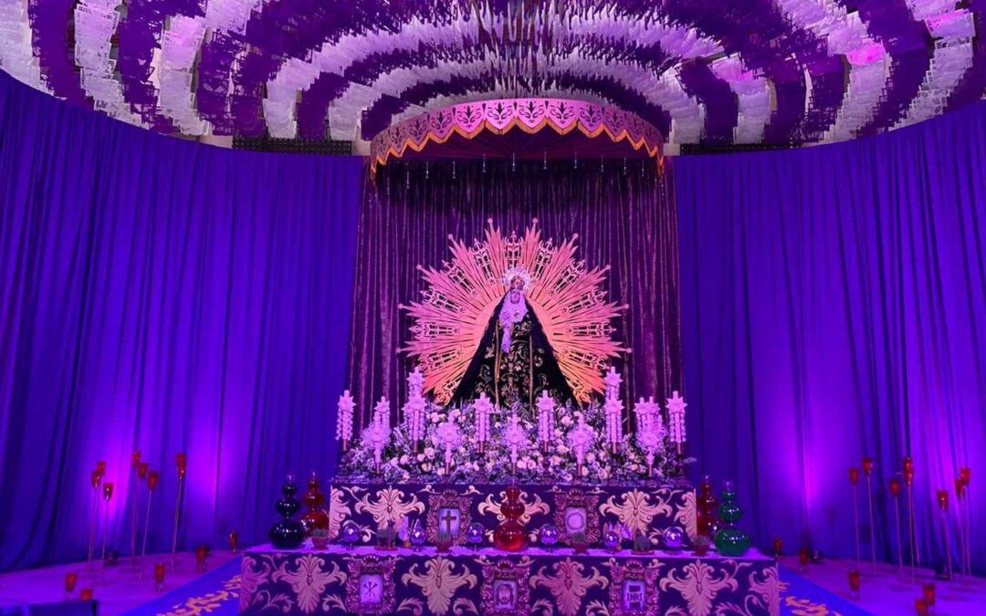 FUE INAUGURADO MONUMENTAL ALTAR DE DOLORES EN PALACIO DE GOBIERNO