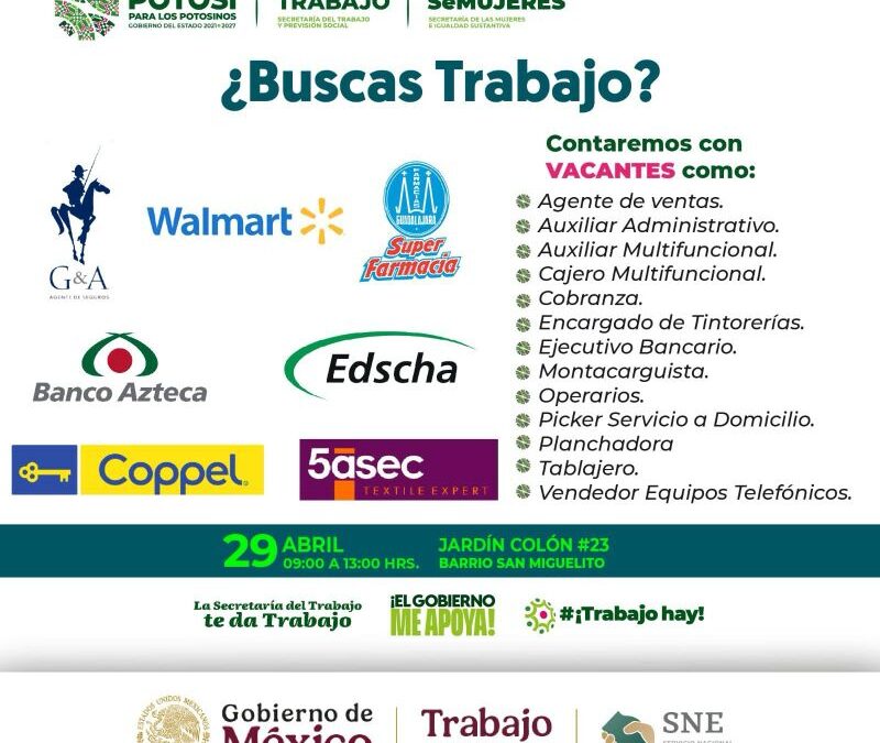 SE REALIZARÁ SEGUNDA JORNADA DE RECLUTAMIENTO LABORAL PARA MUJERES
