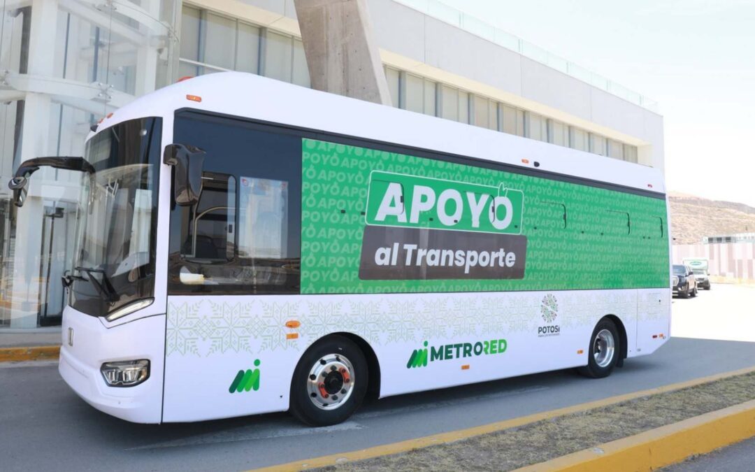 SUPERVISAN PROTOTIPO DE AUTOBÚS DE LÍNEA METRORED EN CIUDAD VALLES