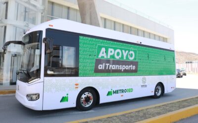 SUPERVISAN PROTOTIPO DE AUTOBÚS DE LÍNEA METRORED EN CIUDAD VALLES