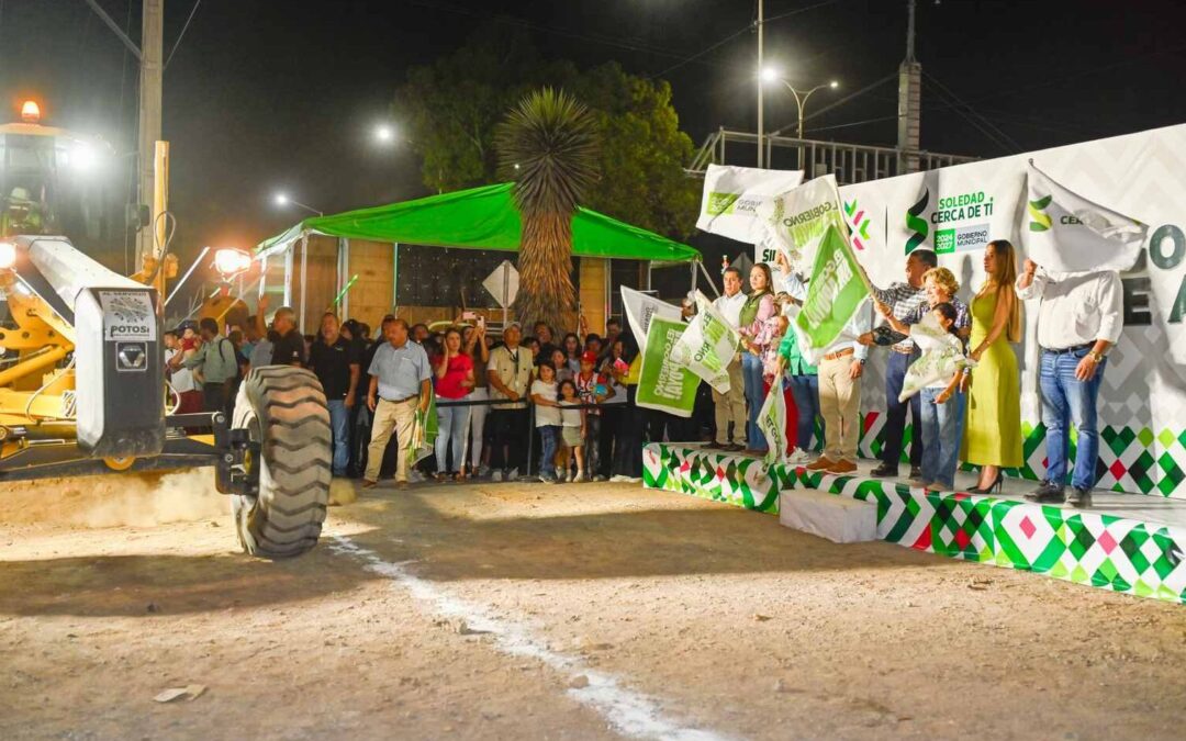 INICIA CONSTRUCCIÓN DE PARQUE LINEAL CIRCUITO POTOSÍ-CACTUS, EN SOLEDAD