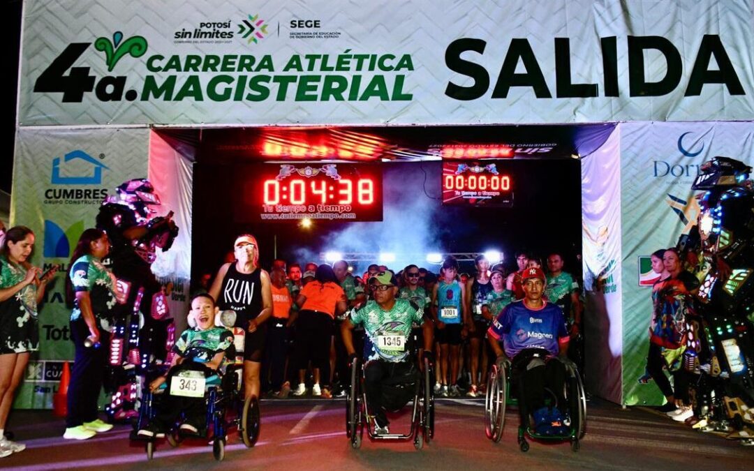 MÁS DE MIL 200 CORREDORES PARTICIPAN EN CARRERA MAGISTERIAL