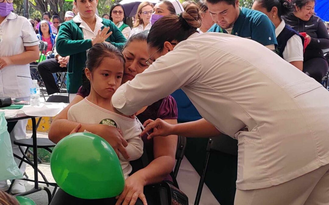 CONTINÚA CAMPAÑA DE VACUNACIÓN CONTRA EL SARAMPIÓN EN EL ESTADO