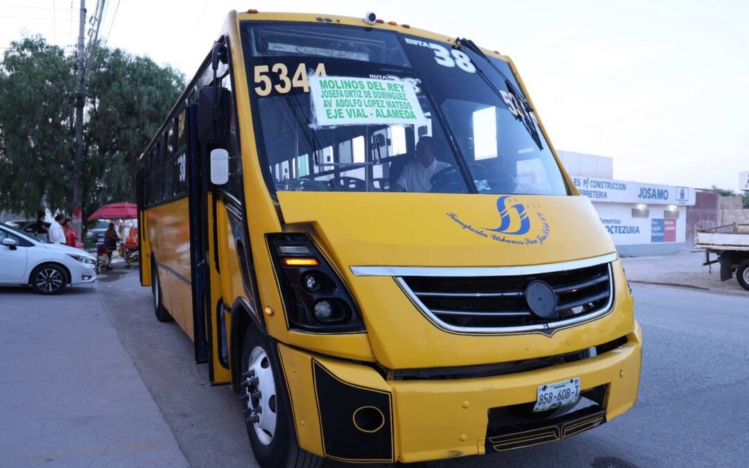 REESTRUCTURAN RUTA 38 DEL TRANSPORTE PÚBLICO DE LA CAPITAL POTOSINA