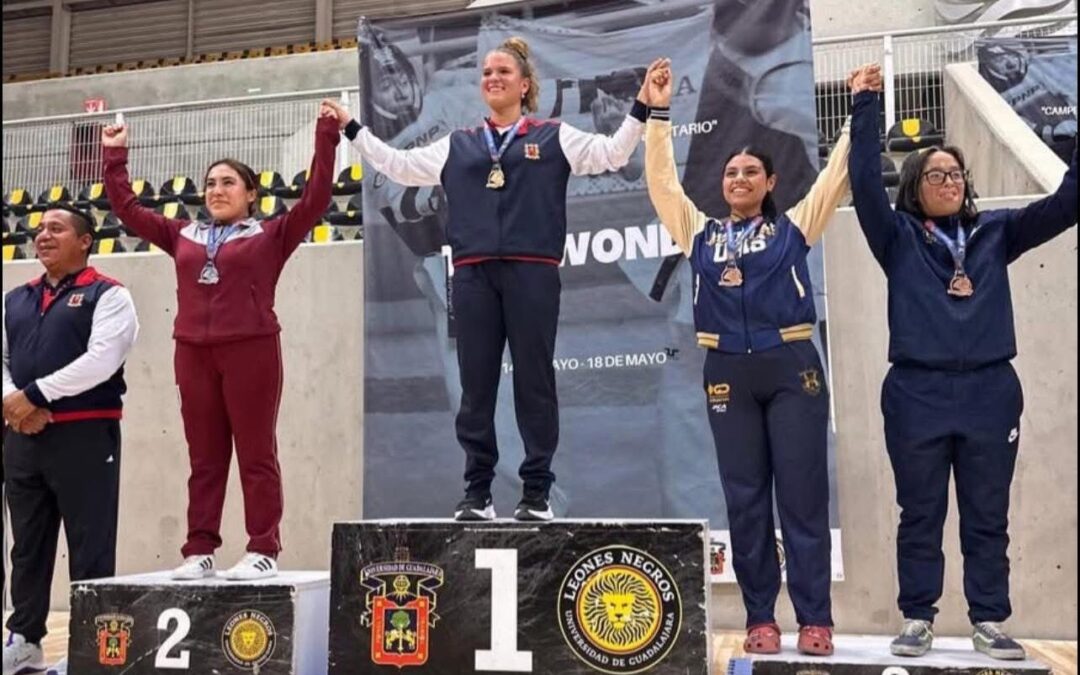 TAEKWONDOÍNAS DE LA BECENE DESTACAN EN LOS ANUIES 2025