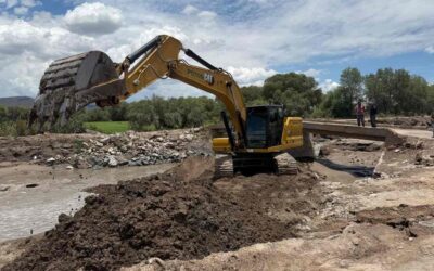 REFUERZAN BORDOS EN INMEDIACIONES DEL BULEVAR RÍO SANTIAGO