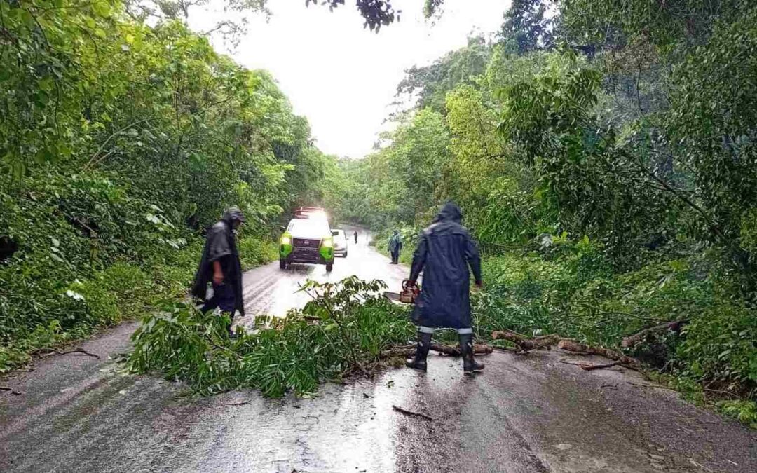 SE REGISTRAN AFECTACIONES ANTE LLUVIAS EN MUNICIPIOS DE LA HUASTECA