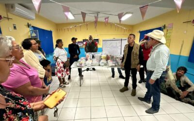 ENTREGAN APOYOS A FAMILIAS DE LA HUASTECA AFECTADAS POR LAS LLUVIAS