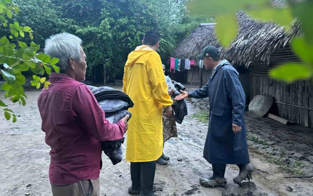 INFORMAN DE AFECTACIONES TRAS INTENSAS LLUVIAS EN LA HUASTECA