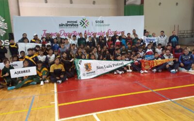MÁS DE 100 ESTUDIANTES POTOSINOS PARTICIAPAN EN JUEGOS NACIONALES DE EDUCACIÓN BÁSICA