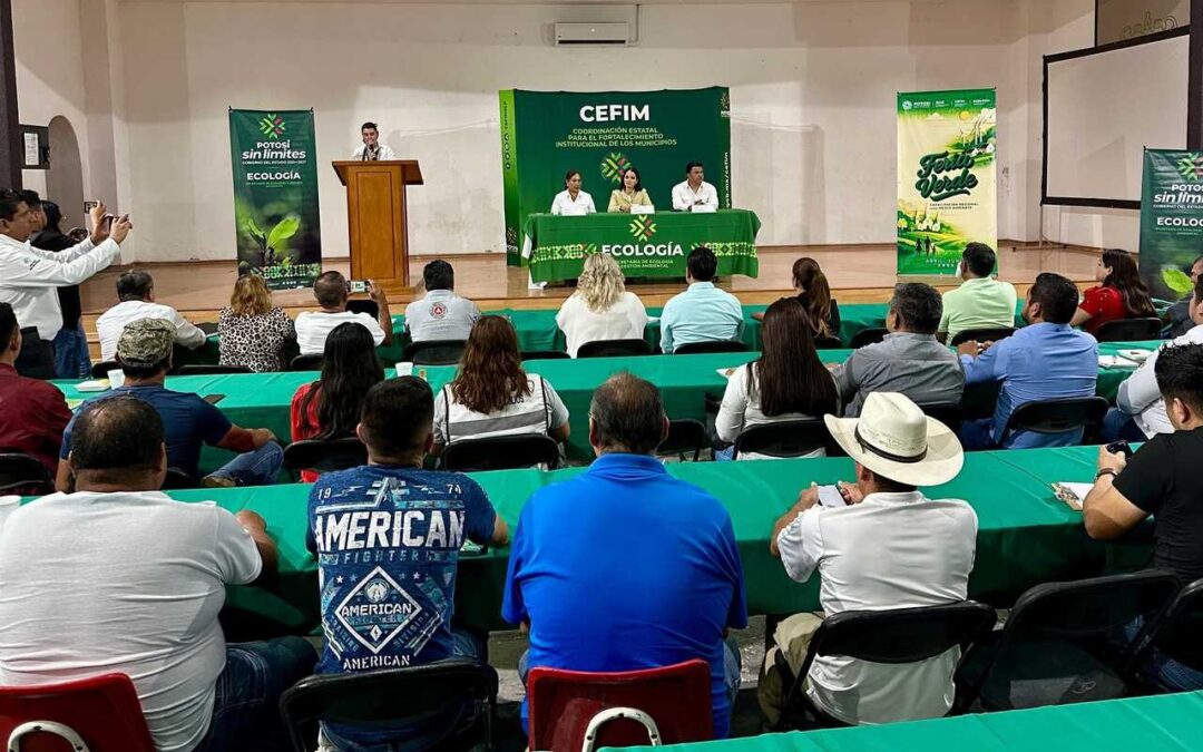 BRINDAN CAPACITACIÓN A MUNICIPIOS EN TEMAS AMBIENTALES
