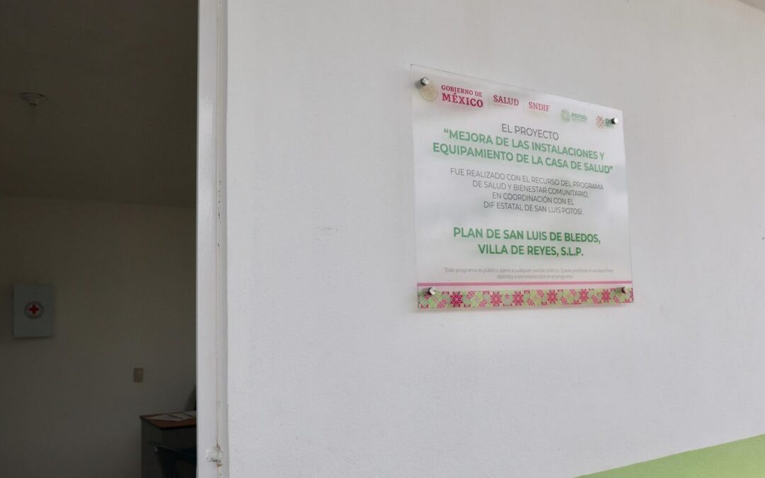 INAUGURAN CASA DE SALUD EN VILLA DE REYES