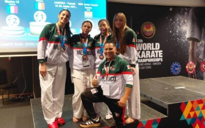 ATLETAS POTOSINAS DESTACAN EN MUNDIAL DE KARATE EN SUECIA