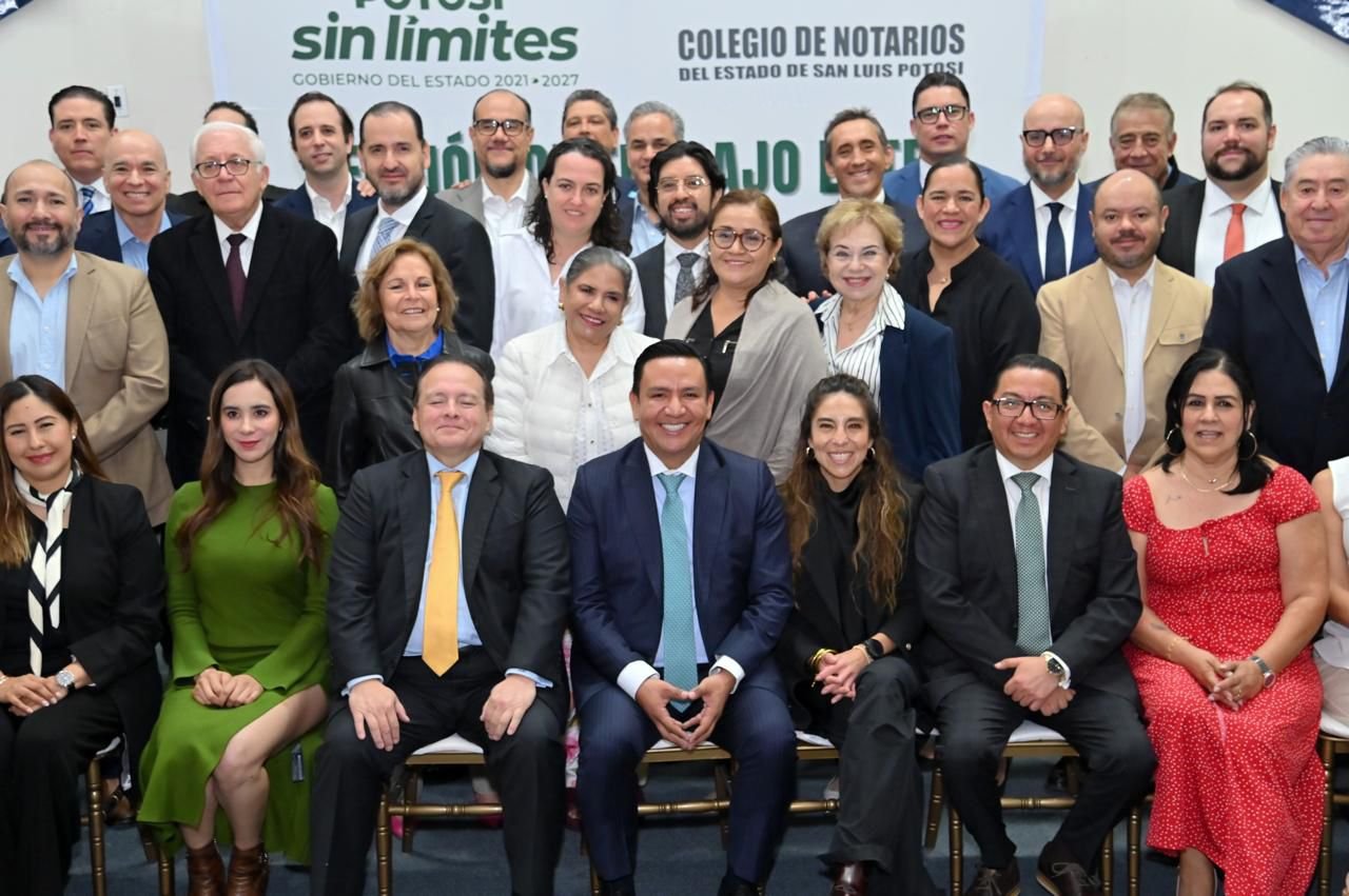 COLABORACIÓN DEL NOTARIADO FORTALECE SEGURIDAD JURÍDICA DE SAN LUIS