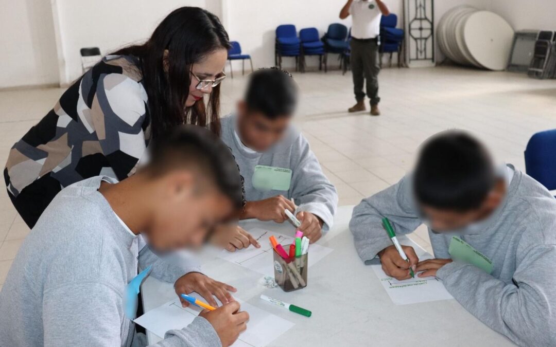 REALIZARON TALLERES EN CENTRO DE INTERNAMIENTO PARA ADOLESCENTES