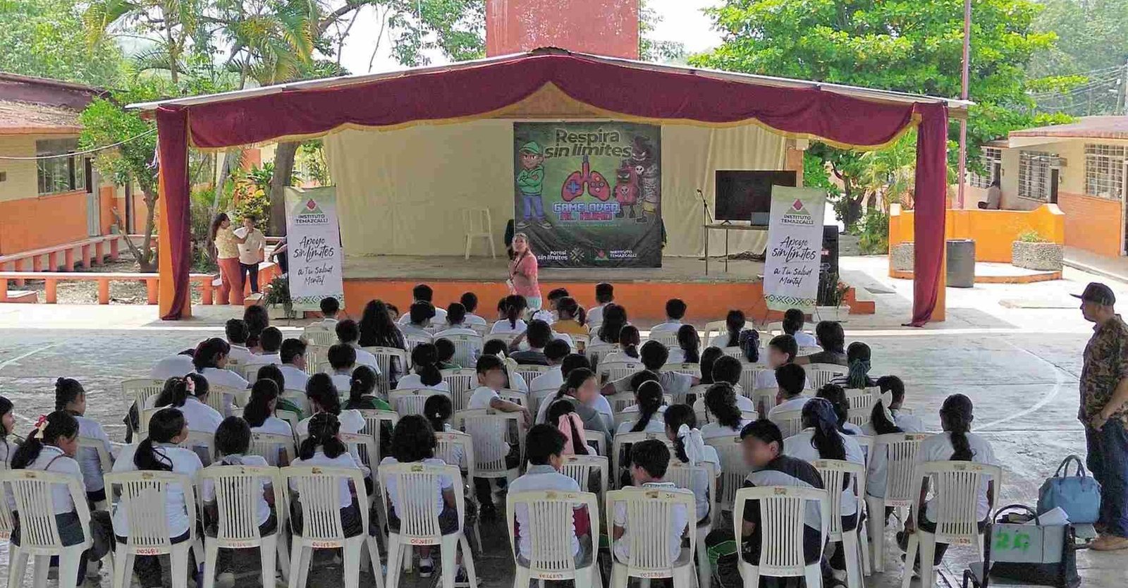 REALIZAN JORNADAS CONTRA HUMO DE TABACO Y EMISIONES EN ESCUELAS DE LA HUASTECA