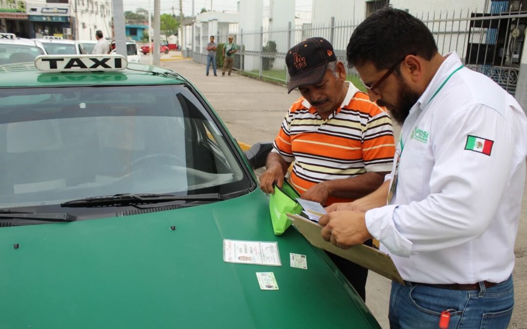 REALIZAN OPERATIVOS DE VERIFICACIÓN AL TRANSPORTE PÚBLICO EN CIUDAD VALLES
