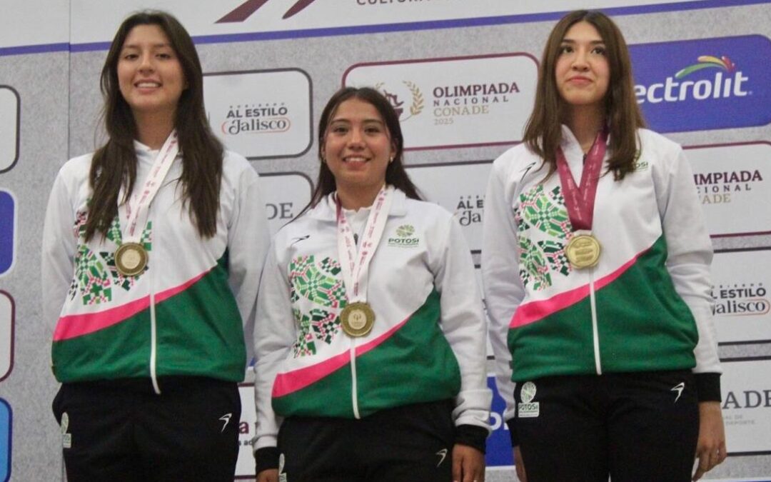 SLP OBTIENE 120 MEDALLAS EN LA OLIMPIADA NACIONAL 2025