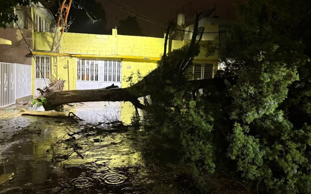 REGISTRAN MÚLTIPLES AFECTACIONES EN MATEHUALA TRAS INTENSAS LLUVIAS