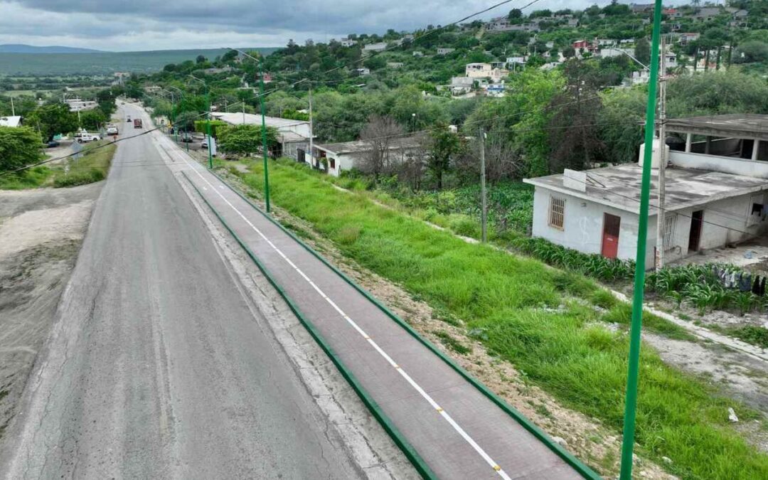 ENTREGAN CICLOVÍA E INICIAN OBRAS VIALES EN RAYÓN