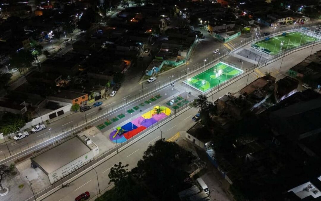 INAUGURAN PARQUE LINEAL PROVIDENCIA EN SOLEDAD DE GRACIANO SÁNCHEZ