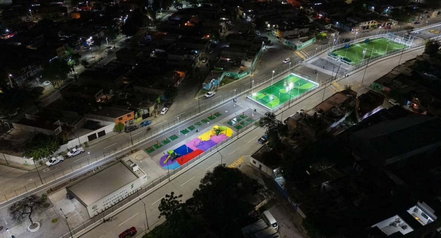 INAUGURAN PARQUE LINEAL PROVIDENCIA EN SOLEDAD DE GRACIANO SÁNCHEZ