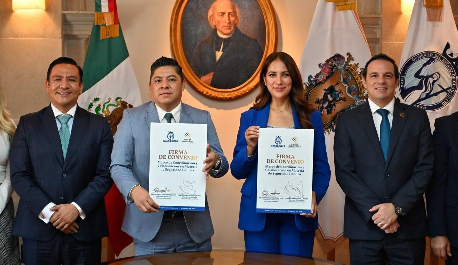 SAN LUIS POTOSÍ Y GUANAJUATO ACUERDAN COORDINACIÓN EN SEGURIDAD