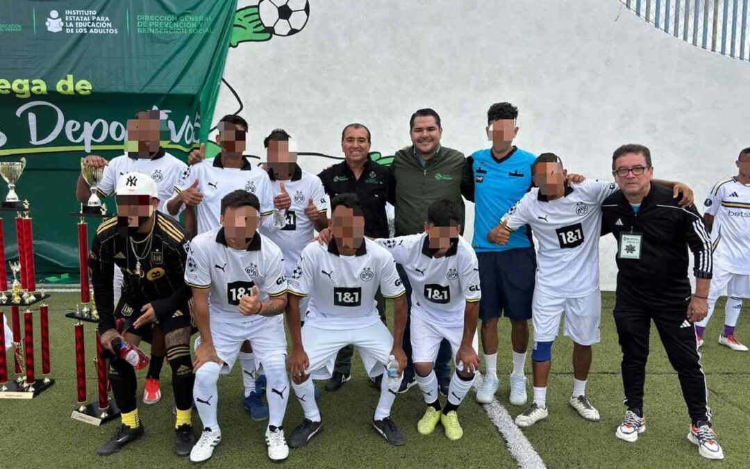 ENTREGAN APOYOS DEPORTIVOS EN EL CERESO “LA PILA” PARA FOMENTAR ACTIVIDAD FÍSICA