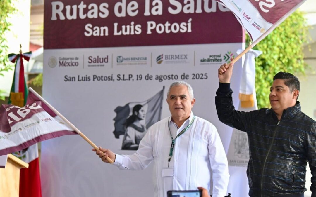 IMPLEMENTAN RUTAS DE SALUD PARA DISTRIBUIR MEDICAMENTOS E INSUMOS EN EL ESTADO