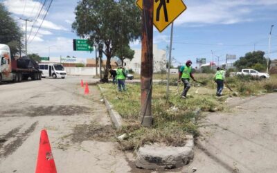 AVANZAN OBRAS DE REHABILITACIÓN EN LA ZONA INDUSTRIAL DE SLP
