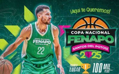 SAN LUIS POTOSÍ ORGANIZA COPA NACIONAL FENAPO SANTOS DE BASQUETBOL