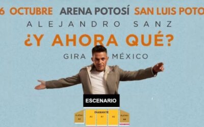 ALEJANDRO SANZ LLEGA A LA ARENA POTOSÍ CON SU GIRA “¿Y AHORA QUÉ?”