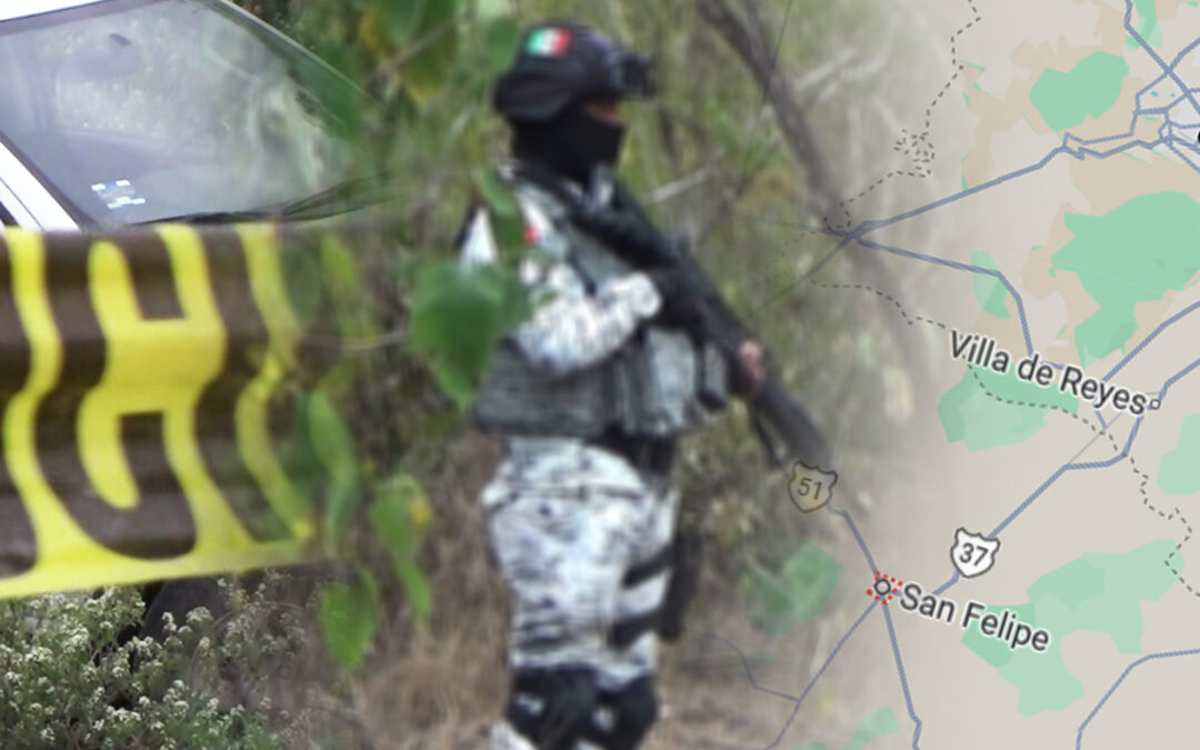 HALLAN CUERPO Y VEHÍCULO CALCINADOS EN GUANAJUATO, CERCA DE LÍMITES CON SLP