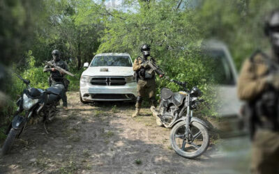 GUARDIA CIVIL ESTATAL ASEGURA VEHÍCULOS EN SAN CIRO DE ACOSTA