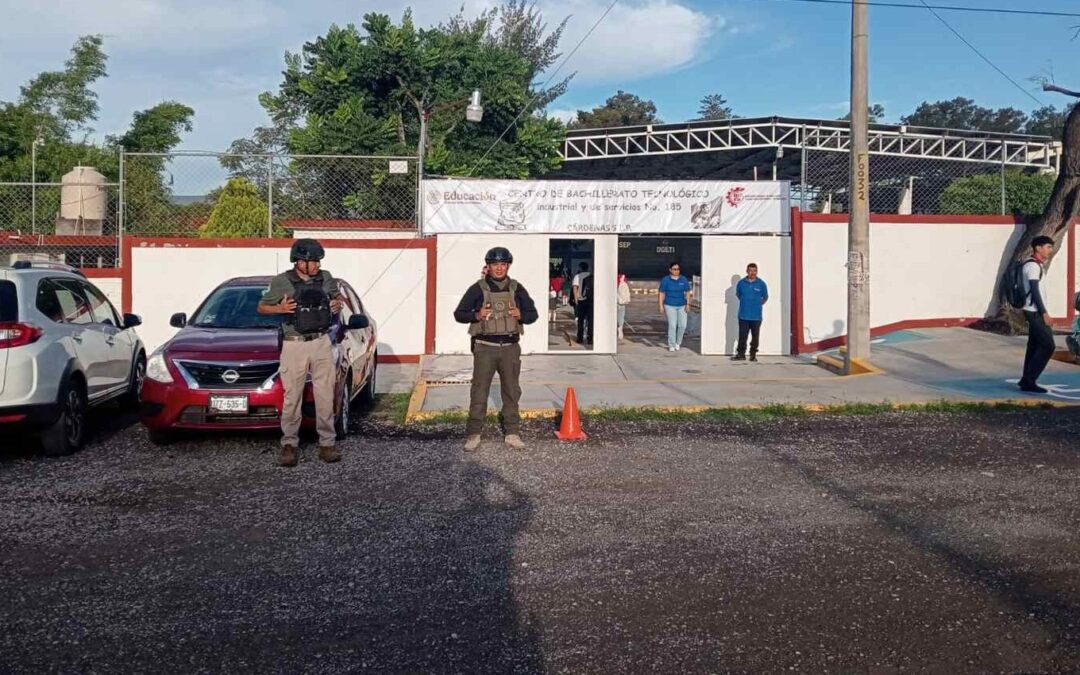 REGRESO A CLASES TRANSCURRE SIN CONTRATIEMPOS CON OPERATIVO DE SEGURIDAD