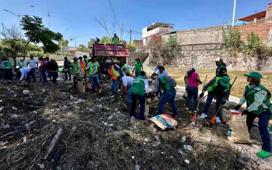 REALIZAN JORNADA DE LIMPIEZA Y REFORESTACIÓN EN RÍO ESPAÑITA