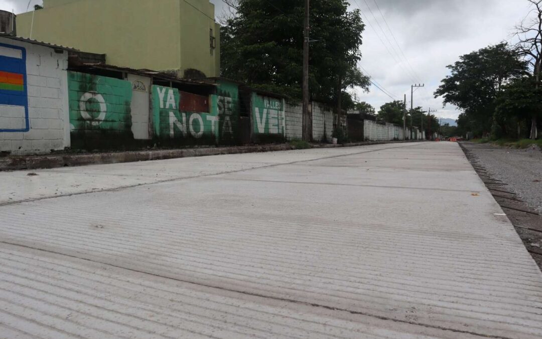 REPORTAN AVANCE DEL 70% DE REHABILITACIÓN DE LA AVENIDA SANTA ROSA EN CIUDAD VALLES