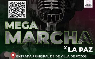 CONVOCAN A MEGA MARCHA POR LA PAZ EL 21 DE SEPTIEMBRE EN VILLA DE POZOS