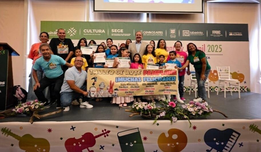 ENTREGAN PREMIO ESTATAL DE LAS ARTES 2025 A 45 NIÑOS Y JÓVENES