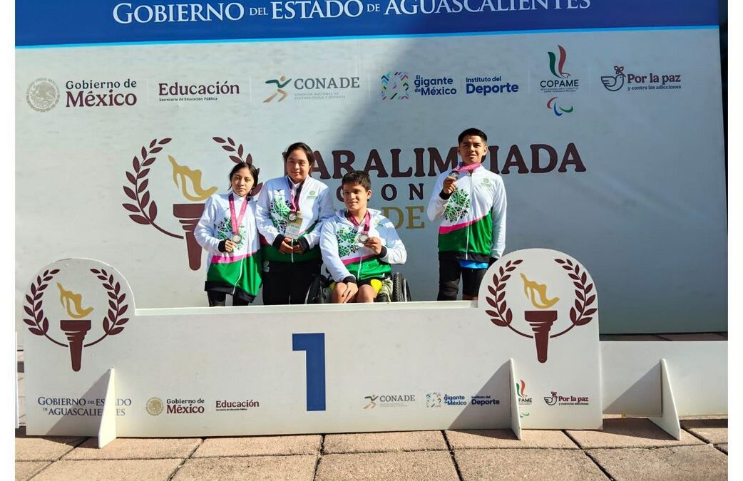 DELEGACIÓN POTOSINA DE PARANATACIÓN GANA 37 MEDALLAS EN LA PARALIMPIADA NACIONAL 2025