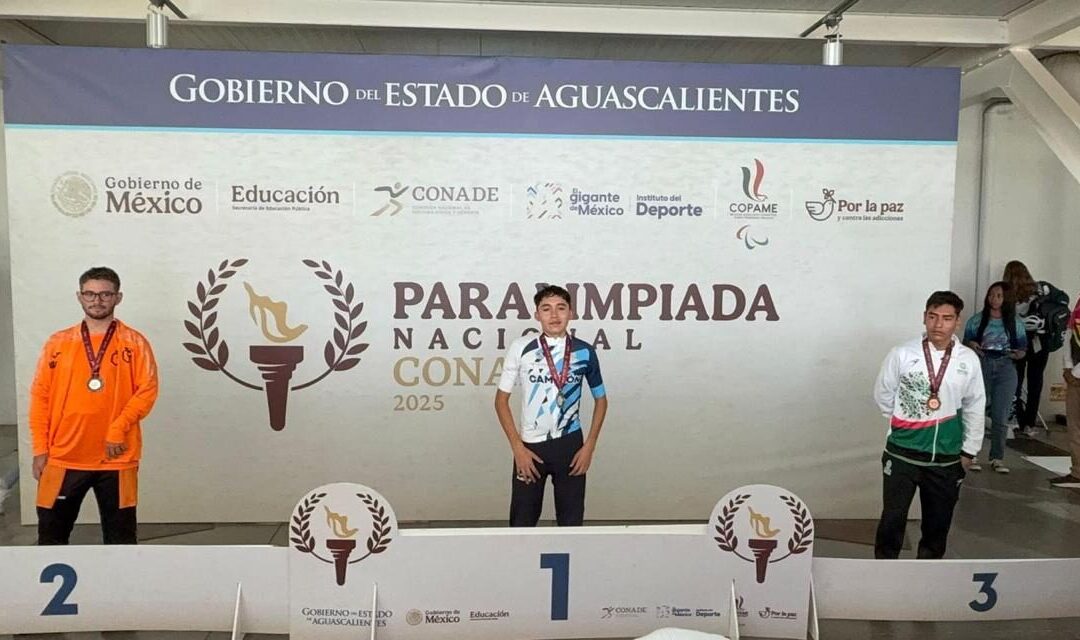 CICLISTAS POTOSINOS OBTIENEN PLATA Y BRONCE EN LA PARALIMPIADA NACIONAL 2025
