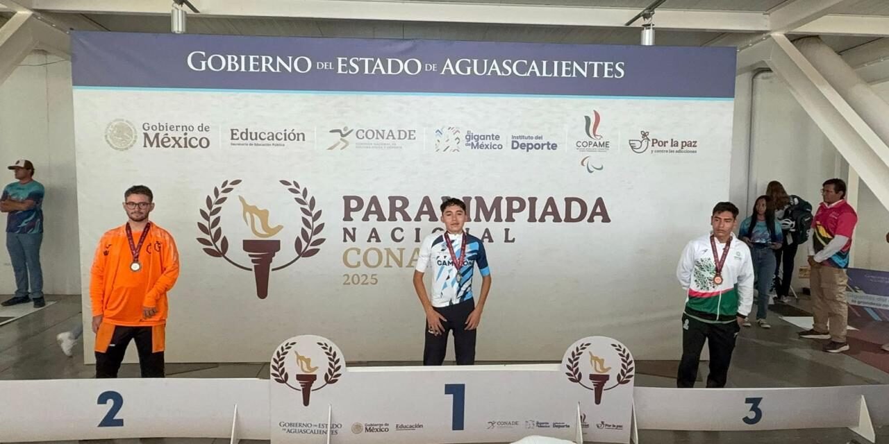 CICLISTAS POTOSINOS OBTIENEN PLATA Y BRONCE EN LA PARALIMPIADA NACIONAL 2025