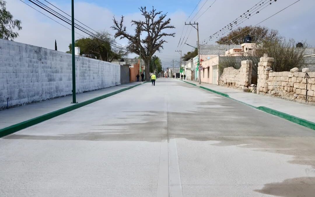 OBRAS DE INFRAESTRUCTURA BUSCAN MEJORAR MOVILIDAD Y ESPACIOS PÚBLICOS EN EL ALTIPLANO POTOSINO