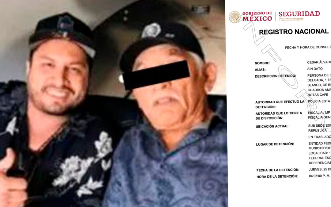 DETIENEN AL PAPÁ DE JULIÓN ÁLVAREZ, CON ARMAS Y CAMIONETA ROBADA