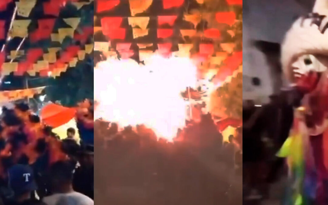 OCHO HERIDOS EN EXPLOSIÓN DURANTE LAS FIESTAS PATRONALES DE MEXQUITIC