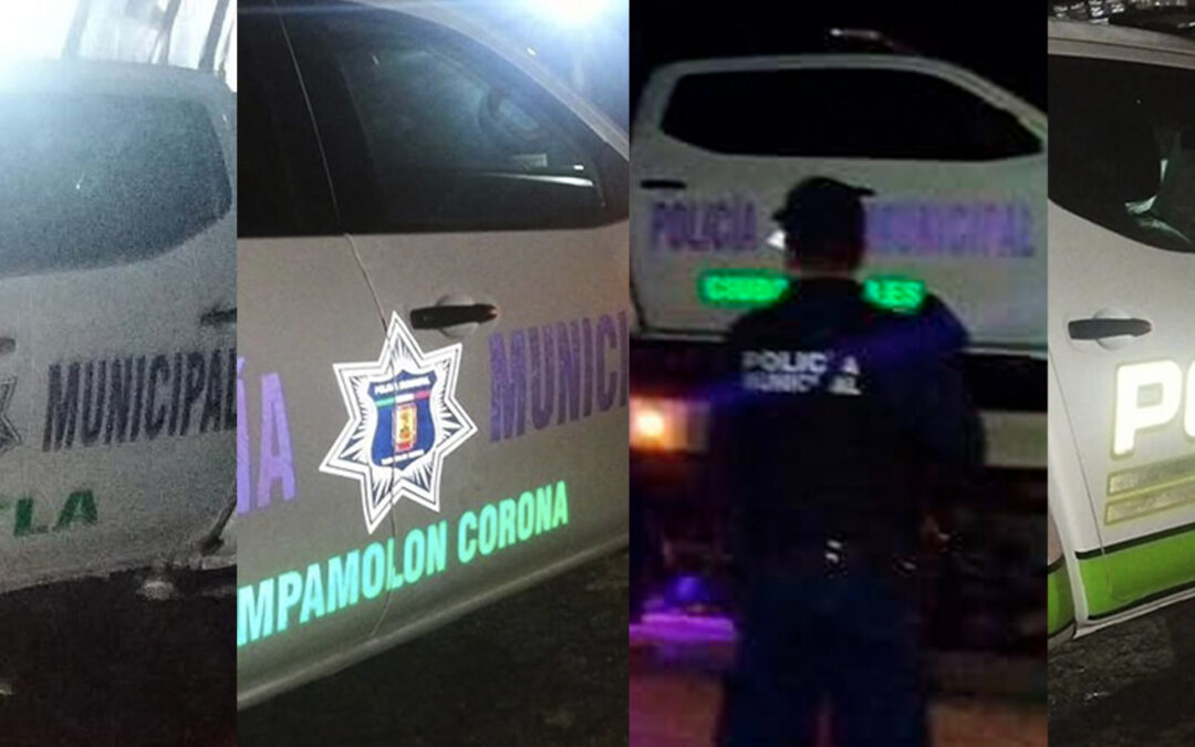 INTERCEPTAN A CARAVANA DE PATRULLAS «FANTASMA» CON RÓTULOS DE MUNICIPIOS HUASTECOS