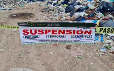SUSPENDEN RELLENO SANITARIO EN MEXQUITIC DE CARMONA POR INCUMPLIR NORMAS AMBIENTALES