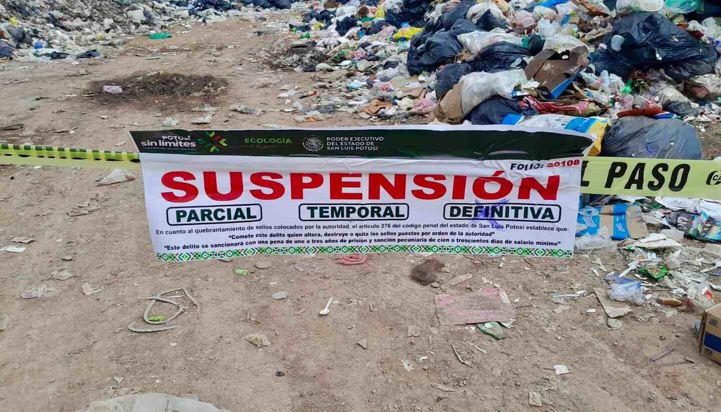 SUSPENDEN RELLENO SANITARIO EN MEXQUITIC DE CARMONA POR INCUMPLIR NORMAS AMBIENTALES