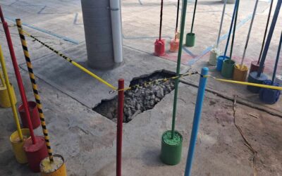 ATENDIERON REPORTE POR HUNDIMIENTO EN JARDÍN DE NIÑOS DE SOLEDAD